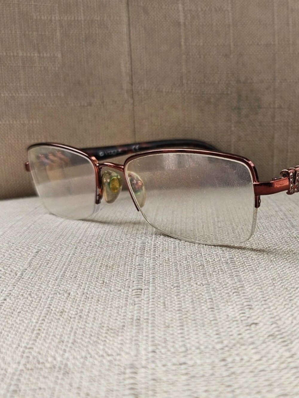 Vogue Eyewear Women Glasses Frame VO3813-B Eyeglasses Frame Half Rim Glasses